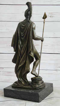 King Leonidas 300 Greek Spartan Warrior Bronze Sculpture 12" x 6"