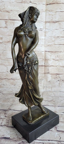 Signed Aldo Vitaleh Egyptian on the Nile Princess Bronze
