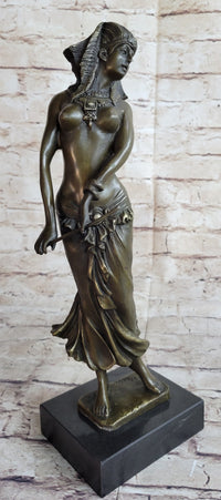 Signed Aldo Vitaleh Egyptian on the Nile Princess Bronze