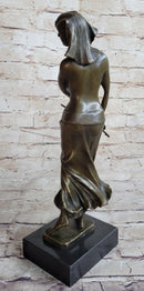 Signed Aldo Vitaleh Egyptian on the Nile Princess Bronze