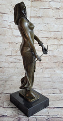 Signed Aldo Vitaleh Egyptian on the Nile Princess Bronze
