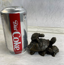 Mother Turtle with Baby Hatchling Bronze Sculpture