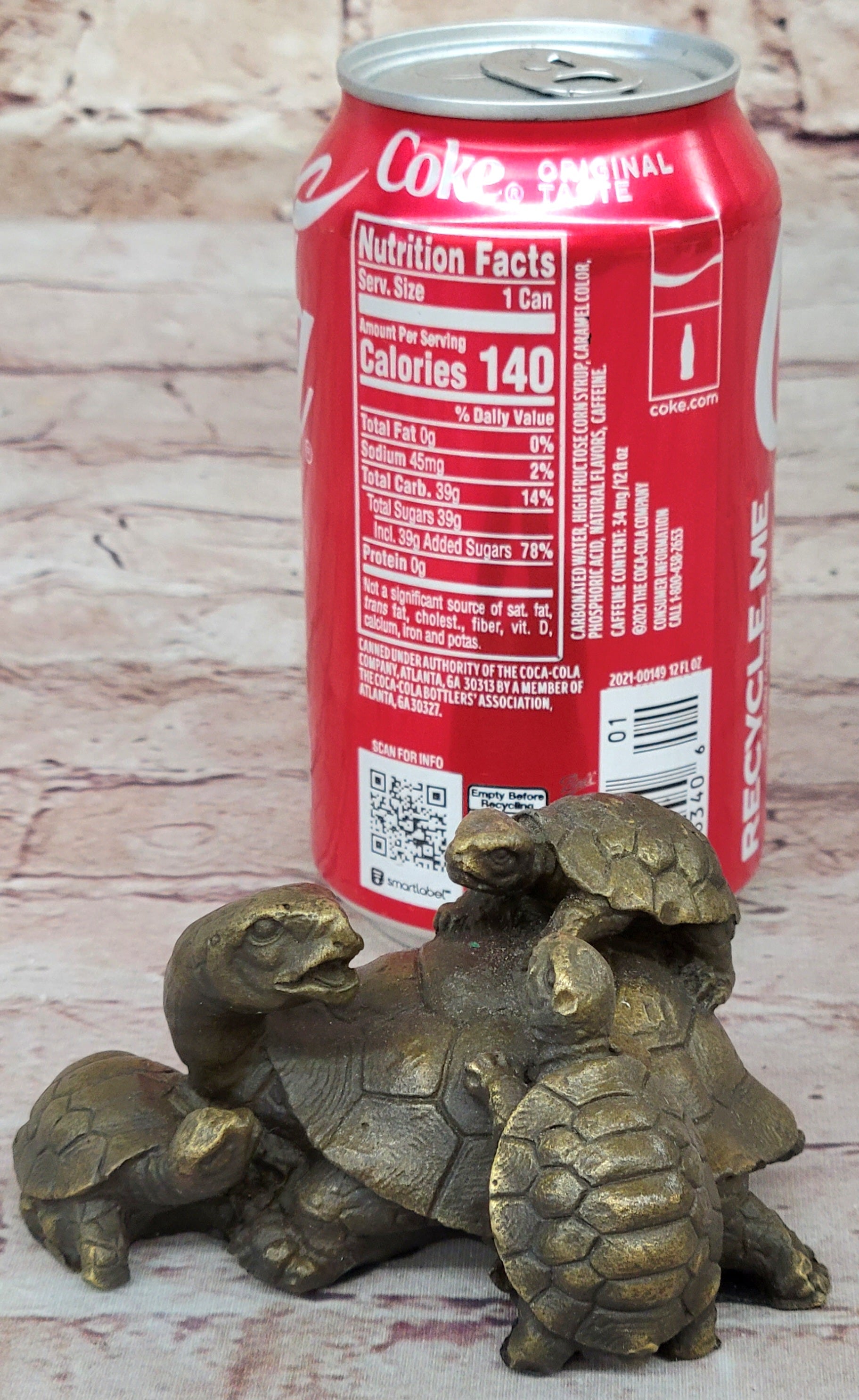 Turtle Family 3 Turtles Bronze Metal Sculpture by Milo
