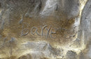 Bronze Panther Attacking Bull – Wildlife Scene on Marble Base