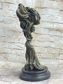 Abstract Surreal Female Figure with Windy Dress