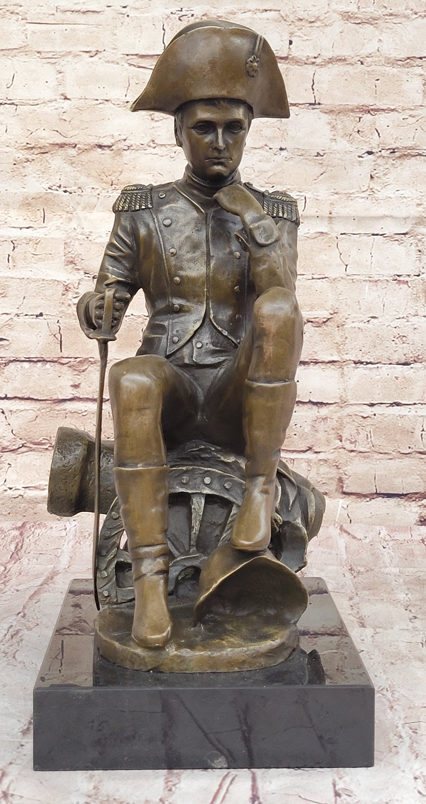 Hot Cast Bronze Sculpture of Young Napoleon by Aldo Vitaleh