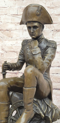 Hot Cast Bronze Sculpture of Young Napoleon by Aldo Vitaleh