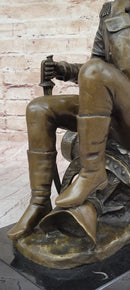 Hot Cast Bronze Sculpture of Young Napoleon by Aldo Vitaleh