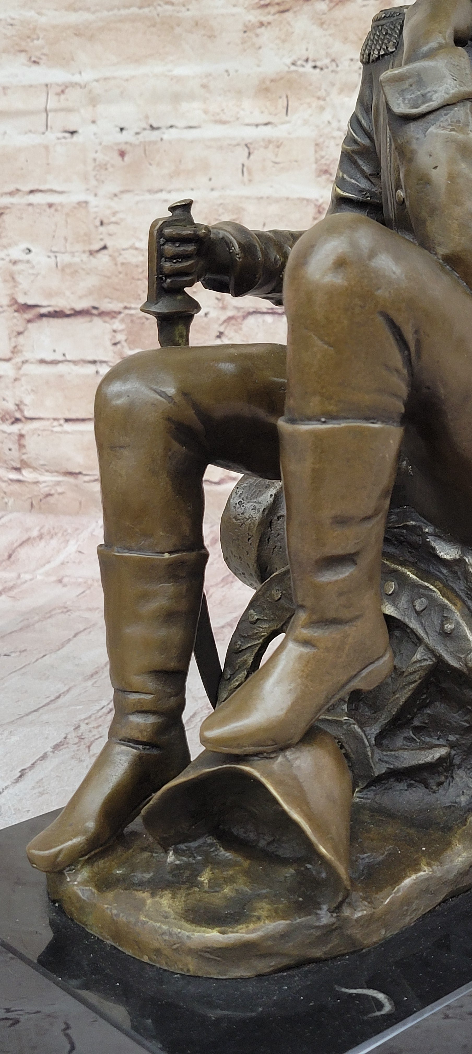 Hot Cast Bronze Sculpture of Young Napoleon by Aldo Vitaleh