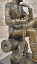 Hot Cast Bronze Sculpture of Young Napoleon by Aldo Vitaleh