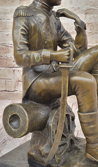 Hot Cast Bronze Sculpture of Young Napoleon by Aldo Vitaleh