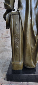 Signed Carrier Frederic Chopin Bronze Sculpture