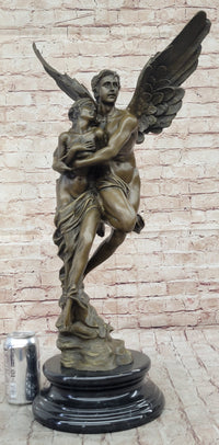 Psyche Cupid Eros Aphrodite Venus Winged Angel Lovers Bronze