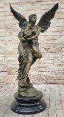 Psyche Cupid Eros Aphrodite Venus Winged Angel Lovers Bronze