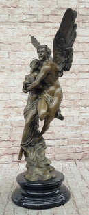 Psyche Cupid Eros Aphrodite Venus Winged Angel Lovers Bronze