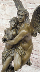 Psyche Cupid Eros Aphrodite Venus Winged Angel Lovers Bronze