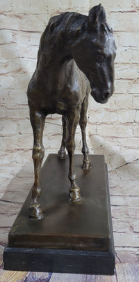 Large Arabian Horse Bronze Sculpture by P.J Mene