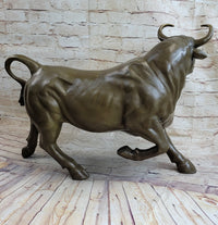 Trotting Bull Bronze Sculpture 16" x 22"