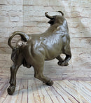 Trotting Bull Bronze Sculpture 16" x 22"