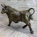 Trotting Bull Bronze Sculpture 16" x 22"