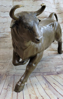 Trotting Bull Bronze Sculpture 16" x 22"
