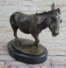 Vienna Cold Painted Bronze Donkey Hot Cast Sculpture