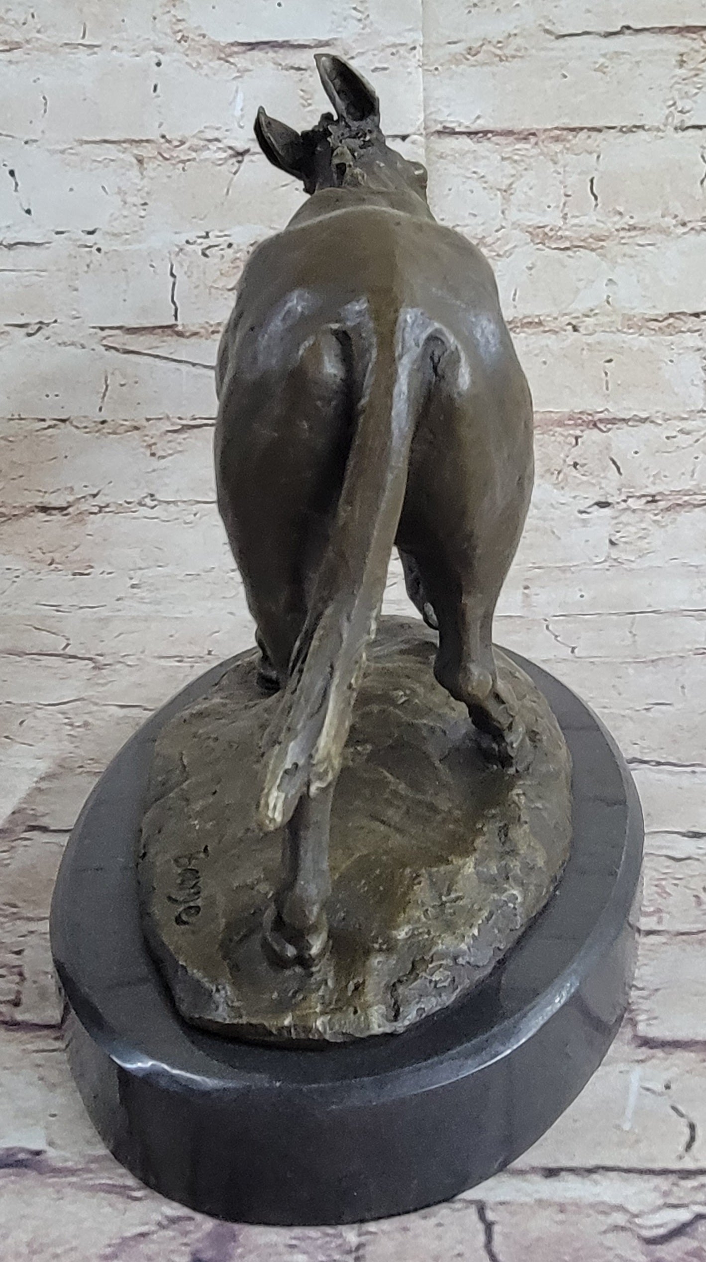 Vienna Cold Painted Bronze Donkey Hot Cast Sculpture