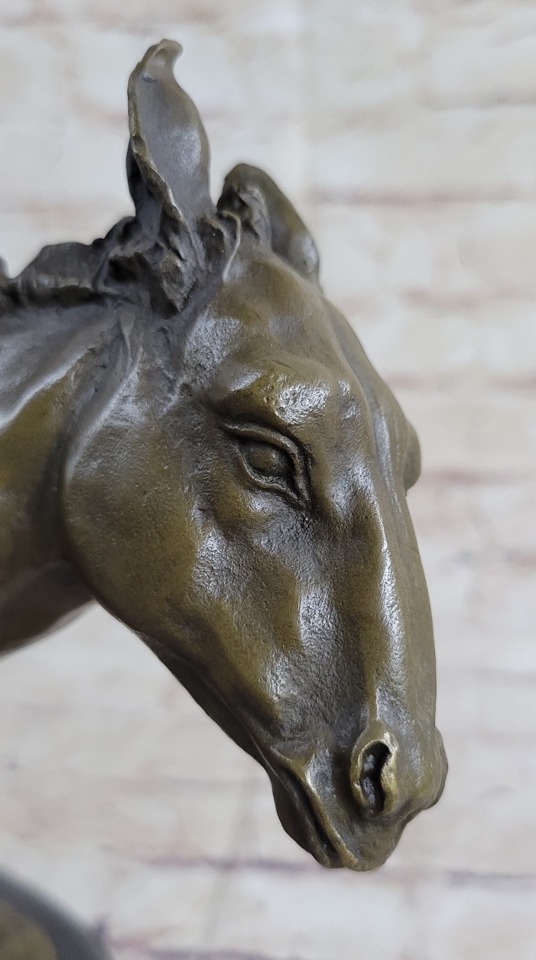 Vienna Cold Painted Bronze Donkey Hot Cast Sculpture