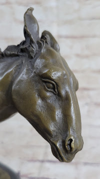 Vienna Cold Painted Bronze Donkey Hot Cast Sculpture