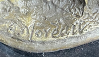 Cherub Angel Playing Pan Flute Bronze Sculpture