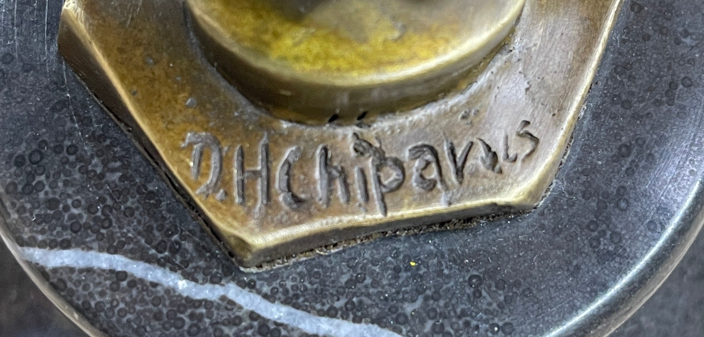 Signed Chiparus Alluring Woman in Seductive Pose Bronze