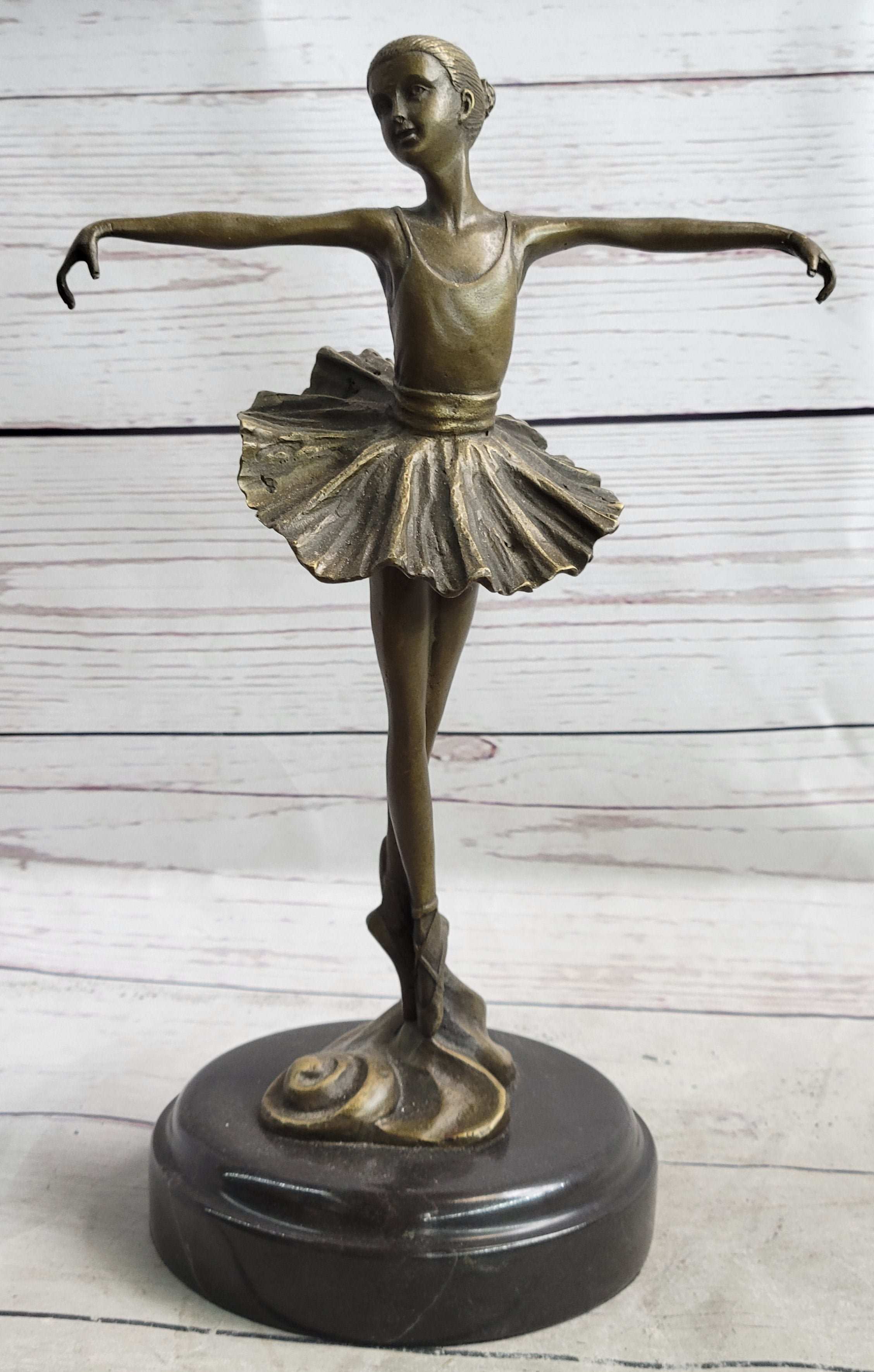 Prima Ballerina Dancer Figure Trophy on Marble Base