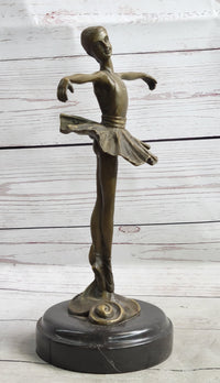 Prima Ballerina Dancer Figure Trophy on Marble Base