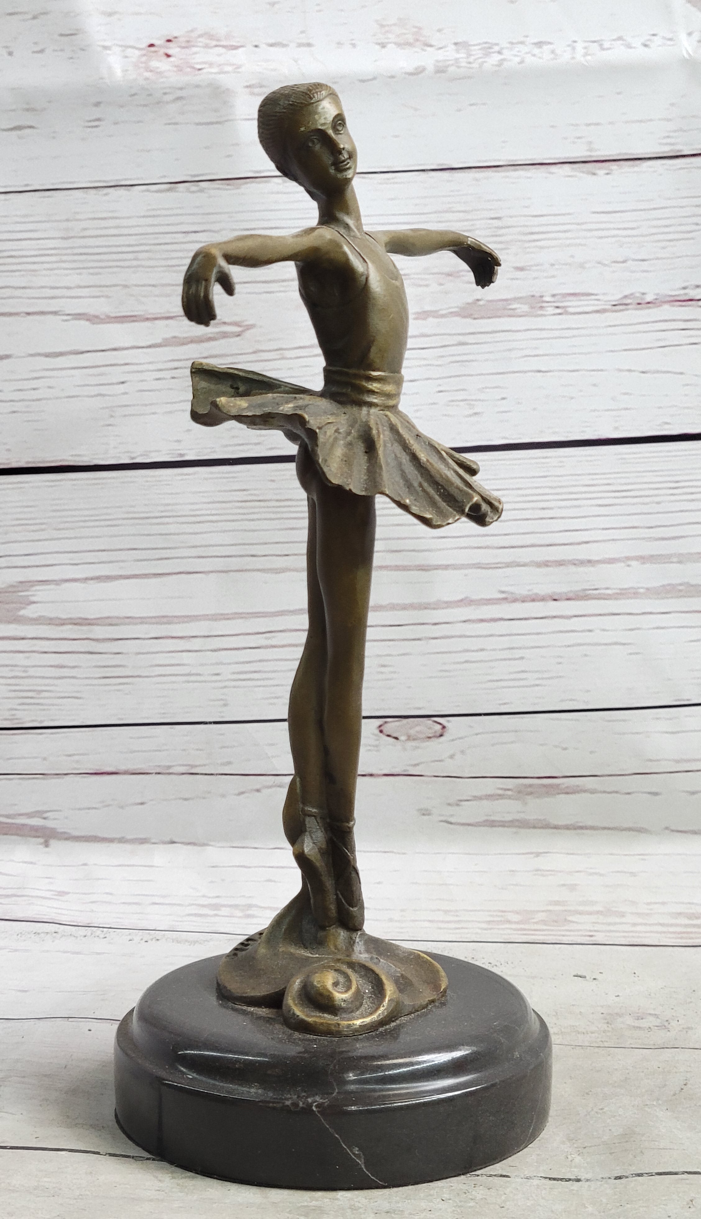 Prima Ballerina Dancer Figure Trophy on Marble Base