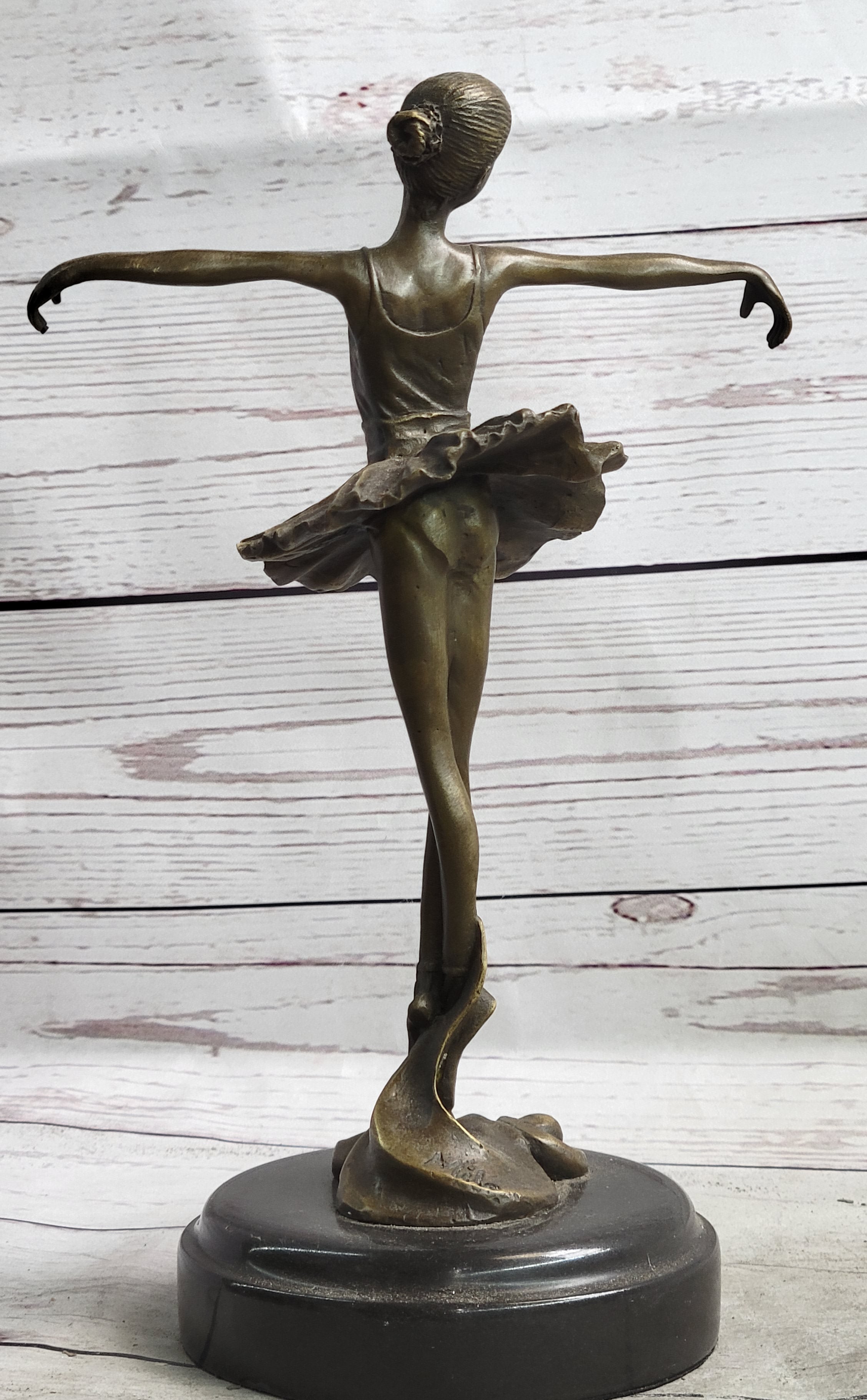 Prima Ballerina Dancer Figure Trophy on Marble Base