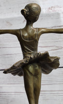 Prima Ballerina Dancer Figure Trophy on Marble Base