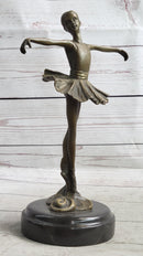 Prima Ballerina Dancer Figure Trophy on Marble Base