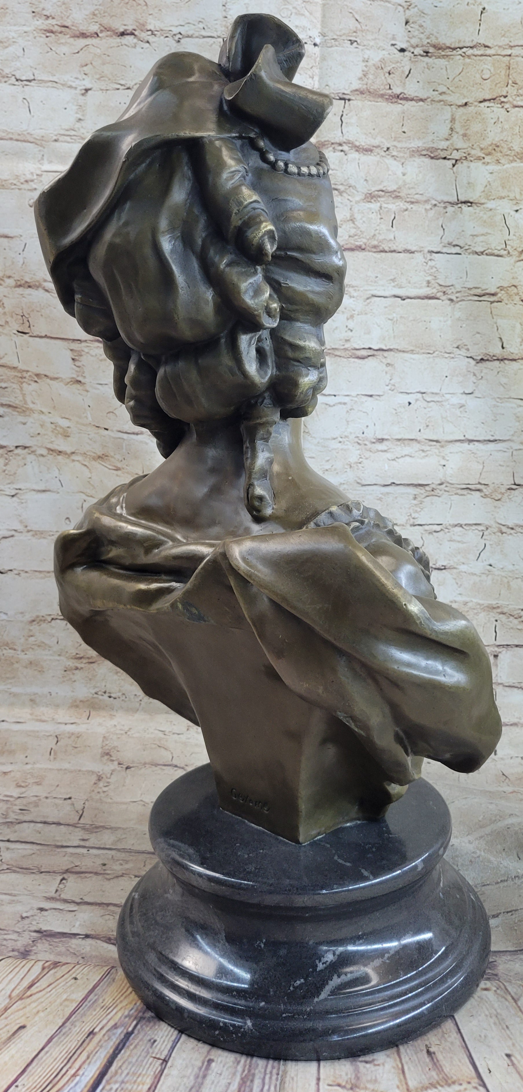 Bronze and Ormolu Bust of Marie Antoinette by Gerome