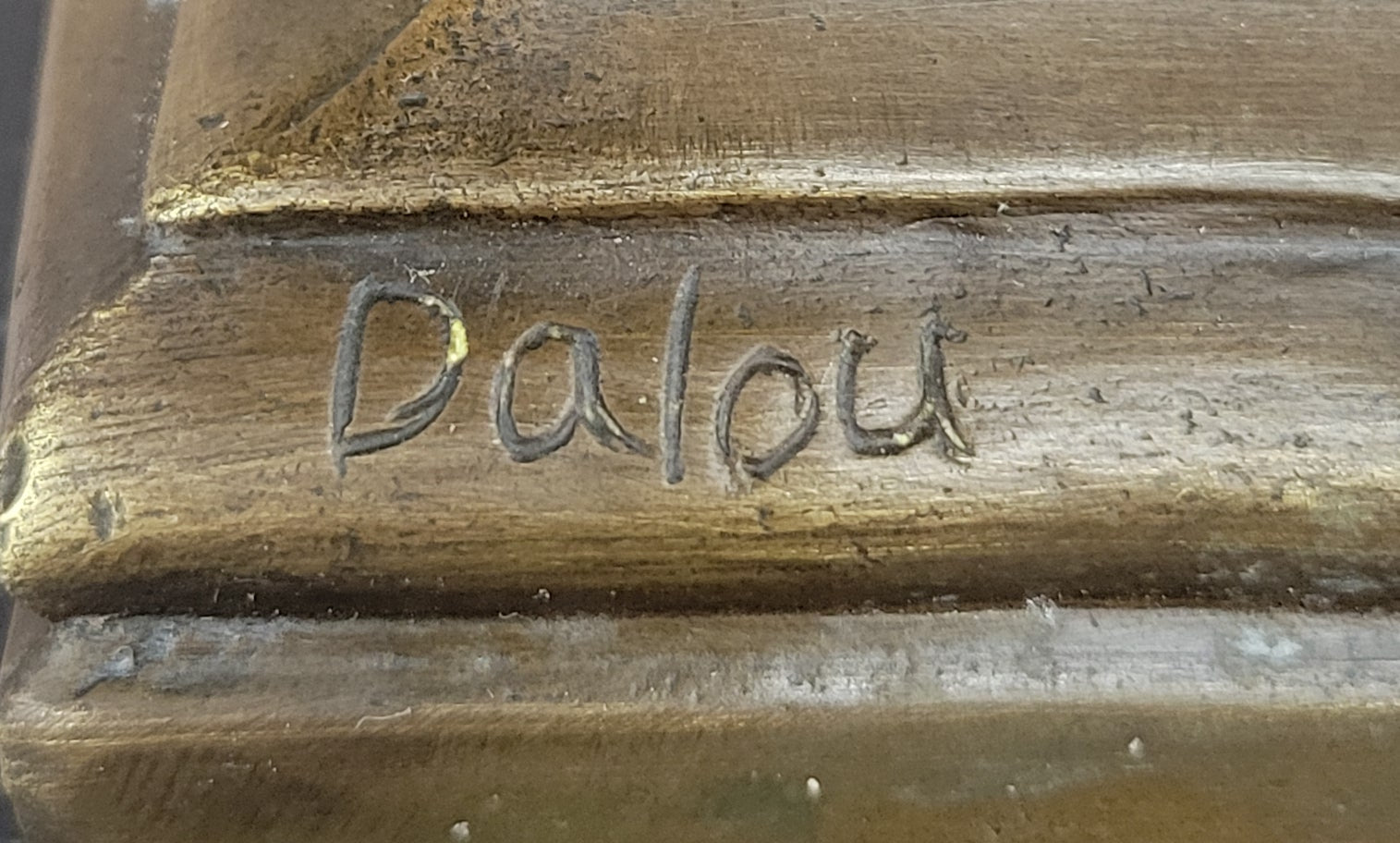 Smiling Boy Bronze Bust by Dalou with Marble Base