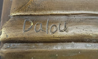 Smiling Boy Bronze Bust by Dalou with Marble Base