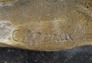 Bronze Boy Playing with Turtle on Marble Base by Carpeaux