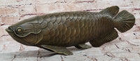 Bronze Arowana Fish – Asian Feng Shui Wealth Symbol