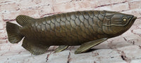 Bronze Arowana Fish – Asian Feng Shui Wealth Symbol