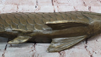 Bronze Arowana Fish – Asian Feng Shui Wealth Symbol