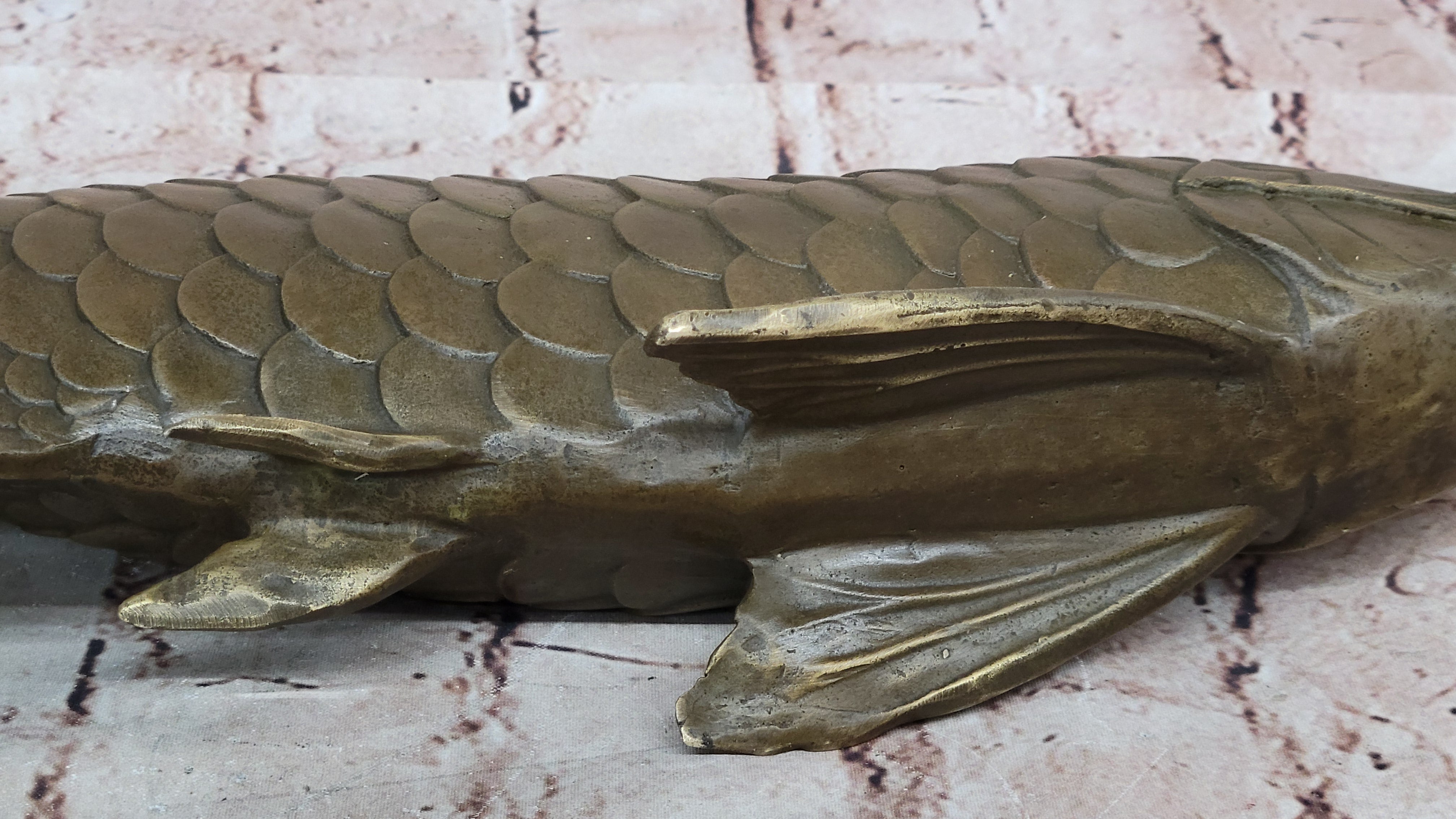 Bronze Arowana Fish – Asian Feng Shui Wealth Symbol