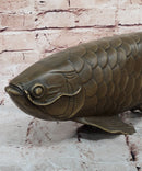 Bronze Arowana Fish – Asian Feng Shui Wealth Symbol