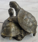 Two Turtle Sharing Love Bronze Sculpture