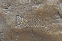 Nymph Girl Kissing Faun Satyr Greek Mythology Nude Sculpture Dalou