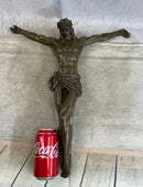 Jesus Christ on Cross Wall Hanging Crucifix 18.5" x 17.5"
