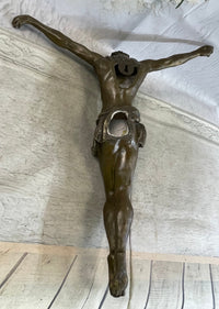 Jesus Christ on Cross Wall Hanging Crucifix 18.5" x 17.5"